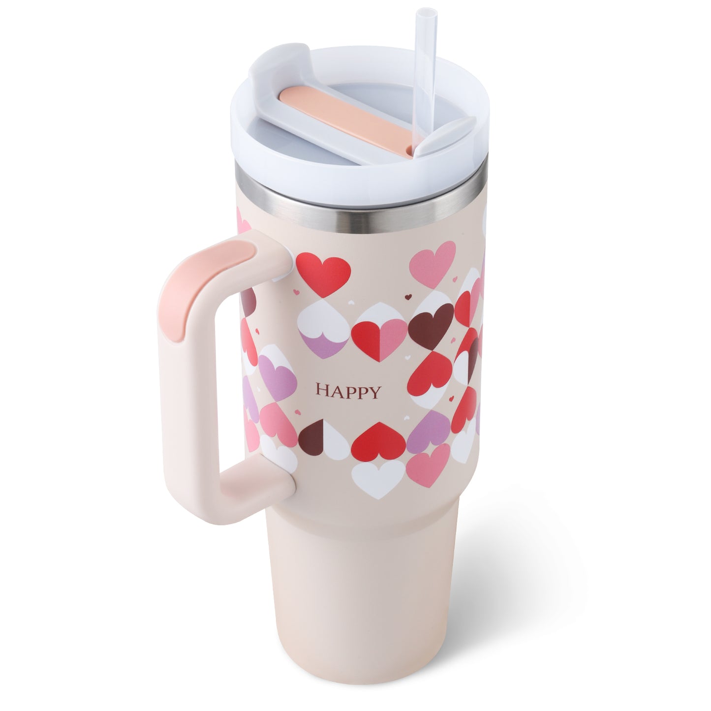 40oz Insulated Travel Tumbler – Double-Wall Stainless Steel Cup with Lid & Straw