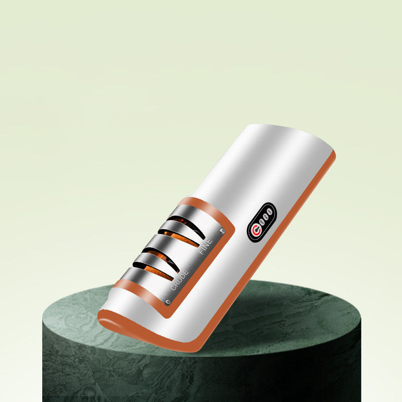 Professional USB Rechargeable Electric Knife Sharpener - 3-Speed Adjustable