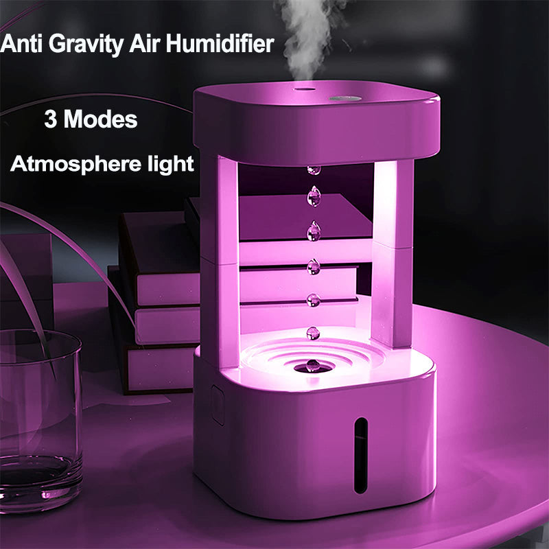 Anti-Gravity Water Drop Humidifier - Smart Air Mist Spray for Home & Office (580ML)