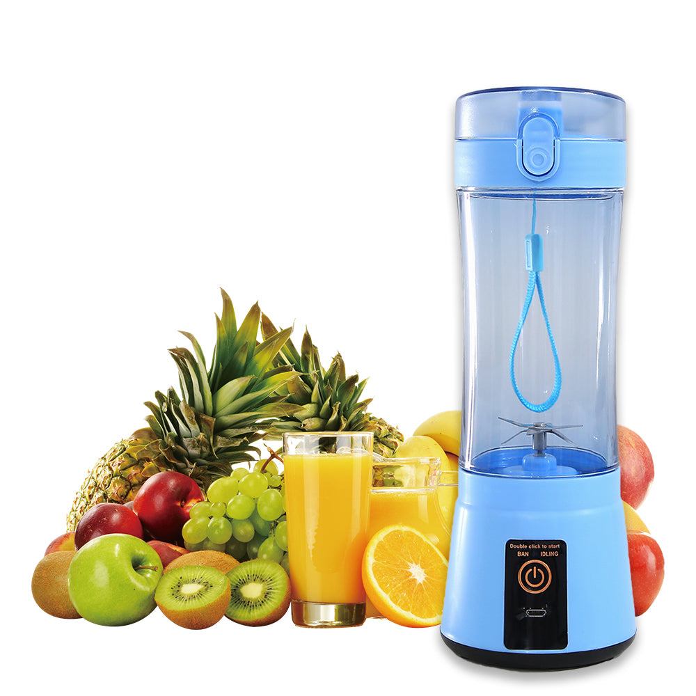 Portable Smoothie Blender – USB Rechargeable Mini Juicer Cup for Travel & Gym
