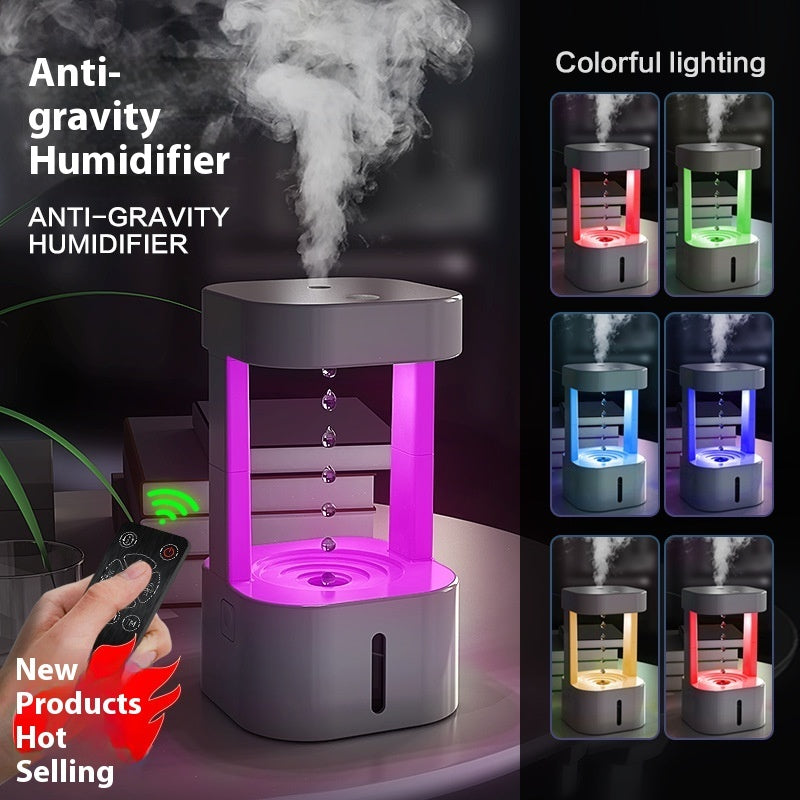 Anti-Gravity Water Drop Humidifier - Smart Air Mist Spray for Home & Office (580ML)