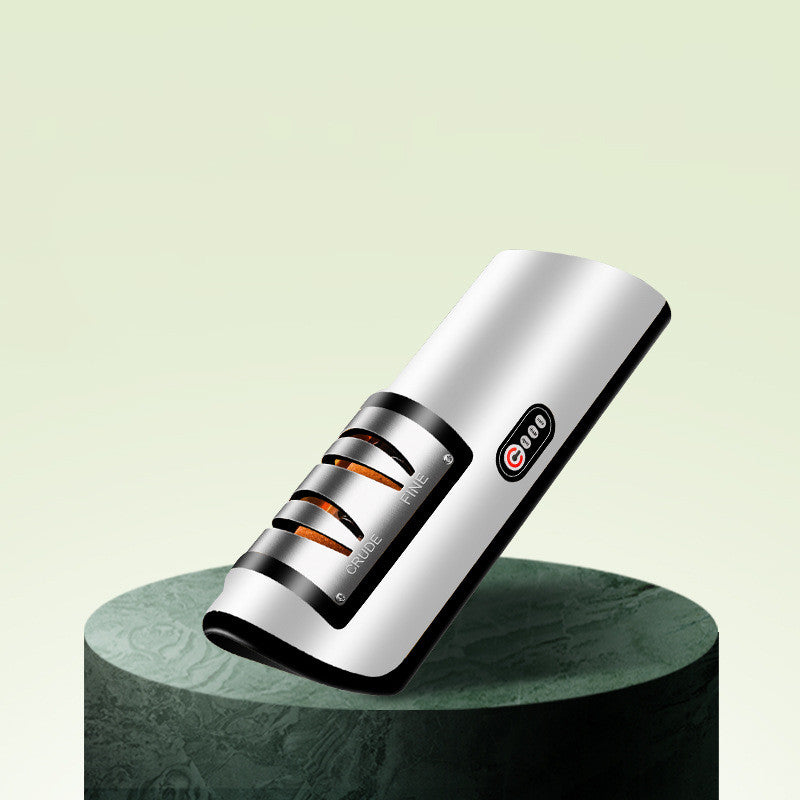 Professional USB Rechargeable Electric Knife Sharpener - 3-Speed Adjustable