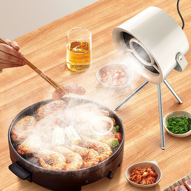 Portable Desktop Range Hood – Mini USB Exhaust Fan for Indoor BBQ, Hotpot & Kitchen