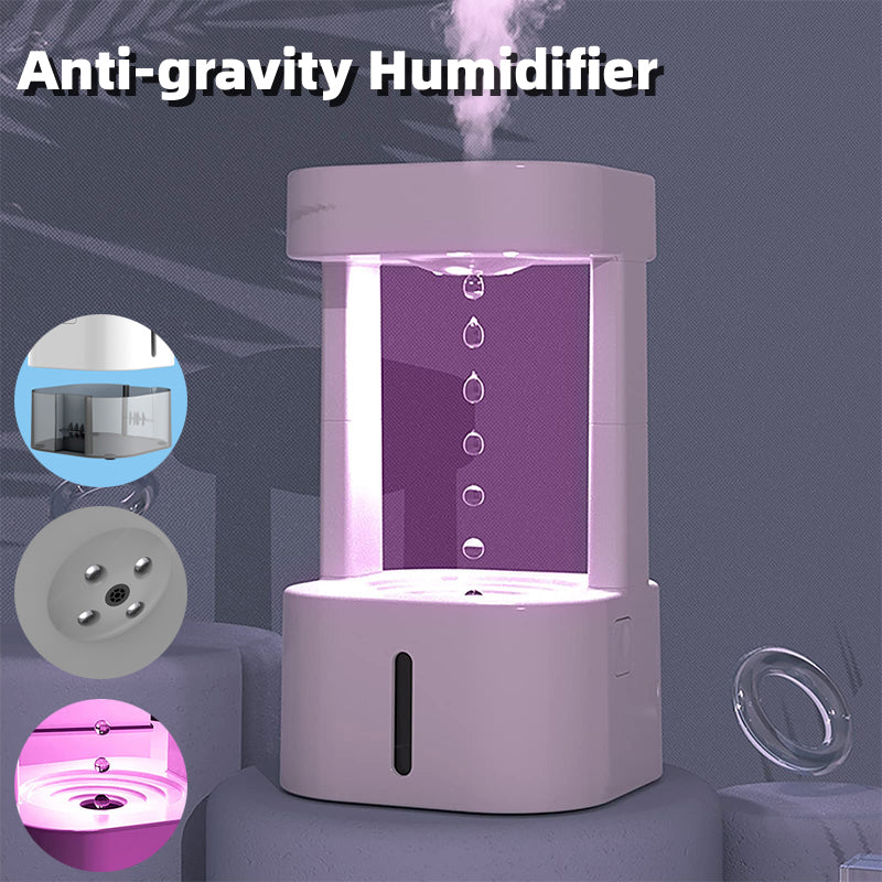 Anti-Gravity Water Drop Humidifier - Smart Air Mist Spray for Home & Office (580ML)