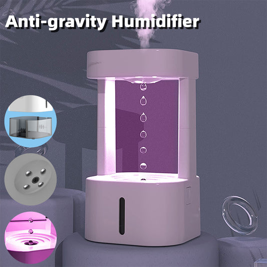 Anti-Gravity Water Drop Humidifier - Smart Air Mist Spray for Home & Office (580ML)