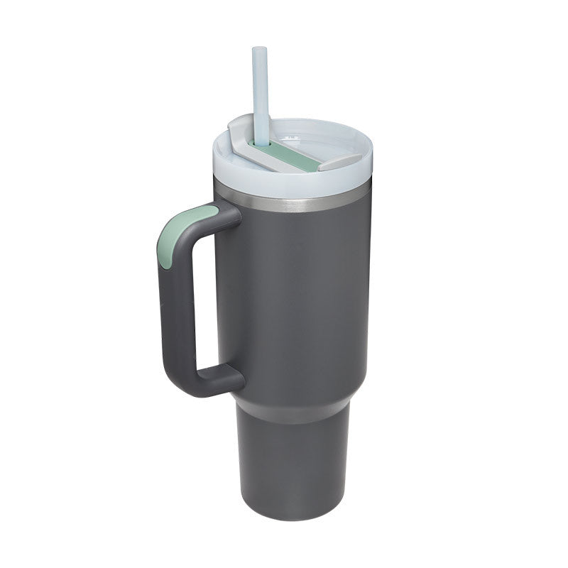 40oz Insulated Travel Tumbler – Double-Wall Stainless Steel Cup with Lid & Straw
