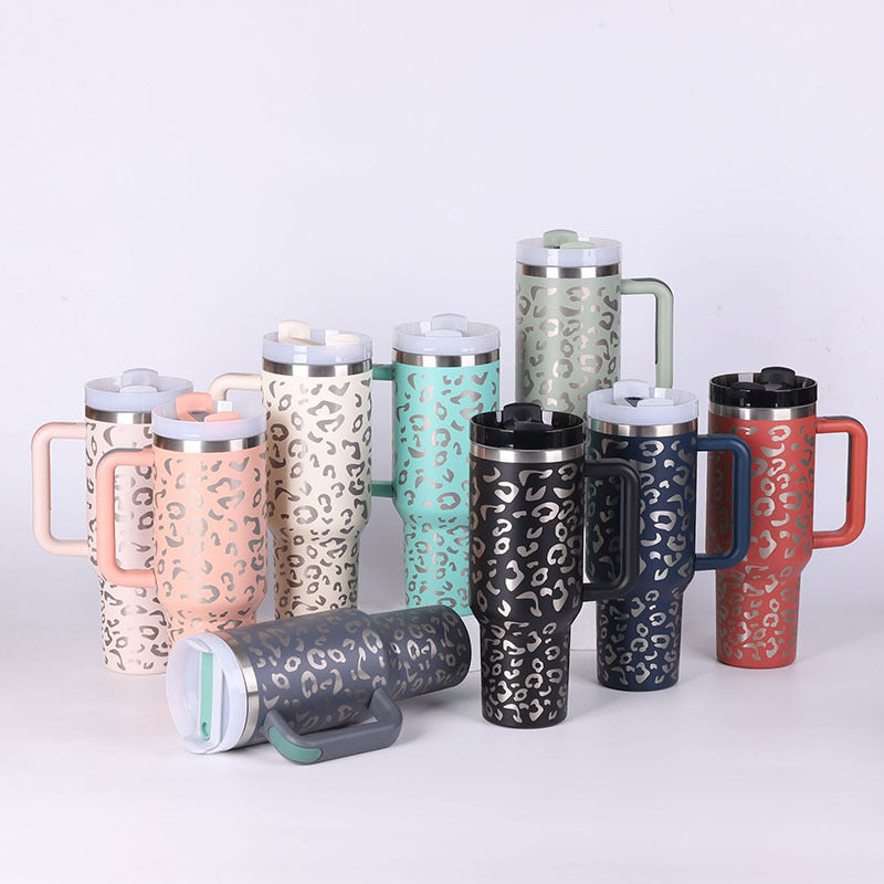 40oz Insulated Travel Tumbler – Double-Wall Stainless Steel Cup with Lid & Straw