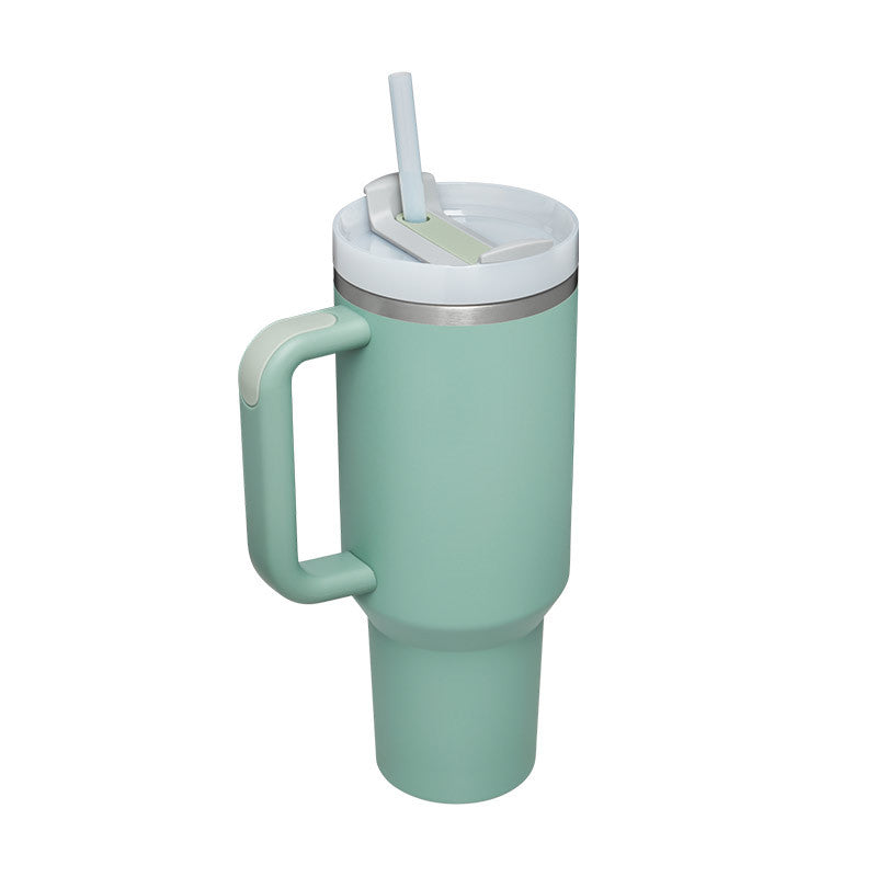 40oz Insulated Travel Tumbler – Double-Wall Stainless Steel Cup with Lid & Straw