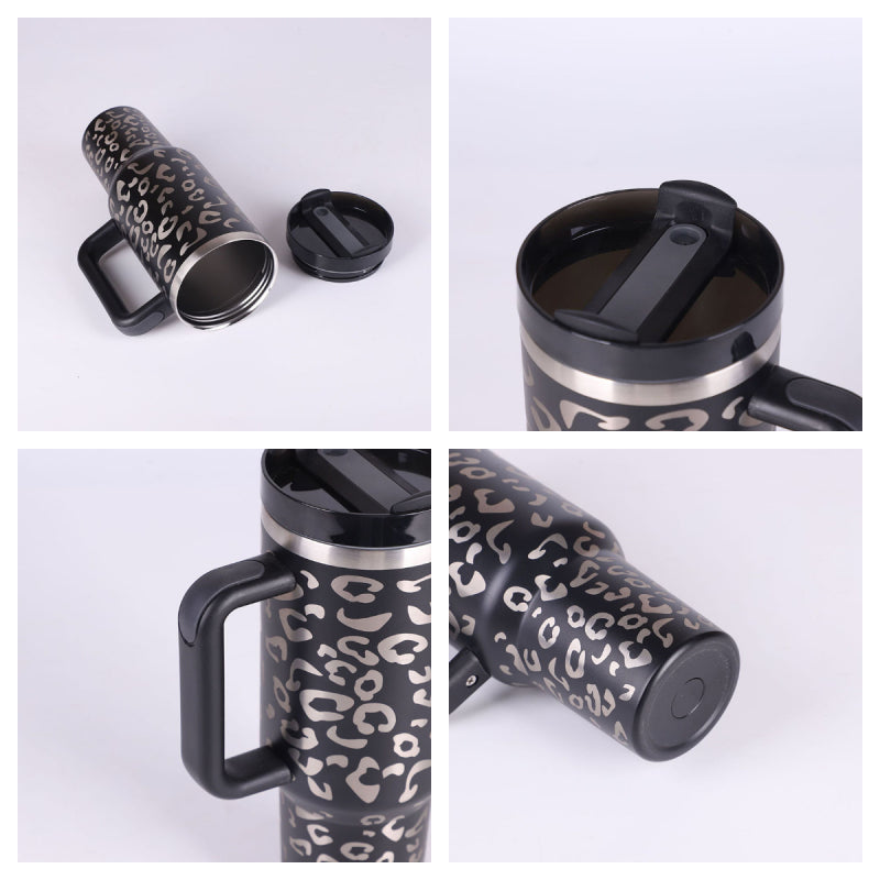 40oz Insulated Travel Tumbler – Double-Wall Stainless Steel Cup with Lid & Straw