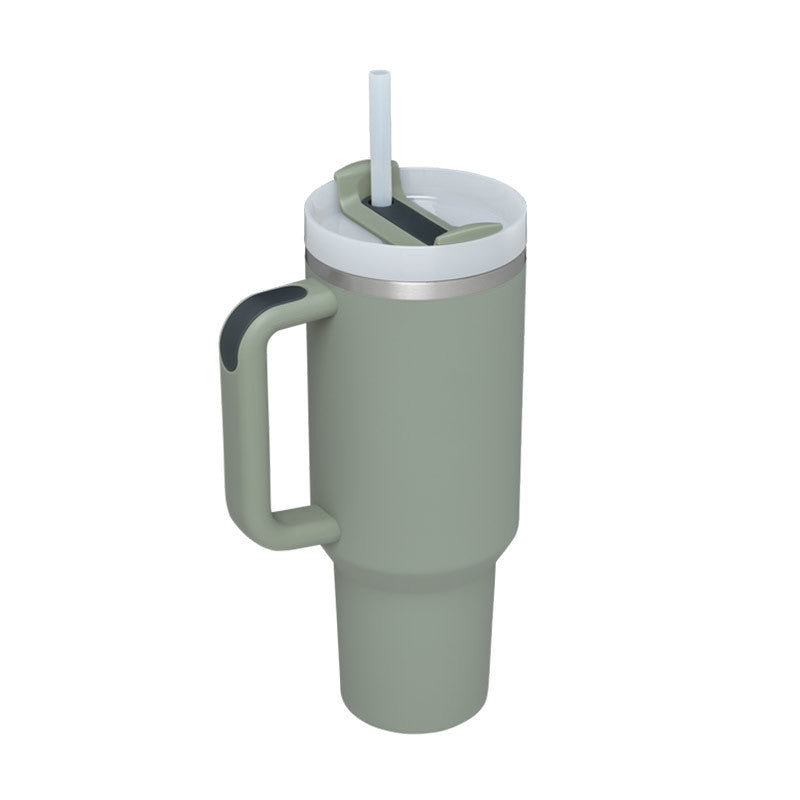 40oz Insulated Travel Tumbler – Double-Wall Stainless Steel Cup with Lid & Straw